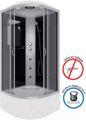 Душевая кабина Niagara NG-2508-14G 90x90x215