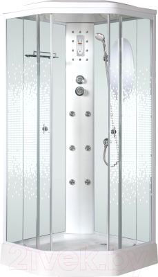 Душевая кабина Niagara NG-306-01 90x90x220 (мозаика стекло)