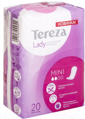 Прокладки урологические Tereza Lady Mini Одноразовые