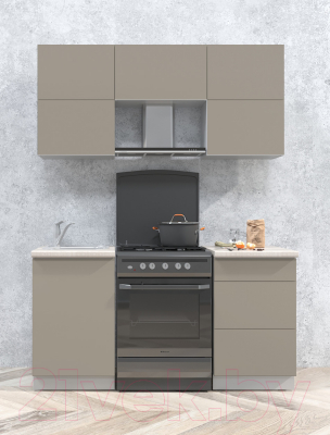 Готовая кухня Интерлиния Мила Матте 1.6 Б