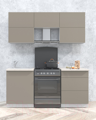 Готовая кухня Интерлиния Мила Матте 1.8 Б