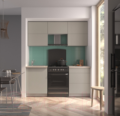 Готовая кухня Интерлиния Мила Матте 1.8 Б