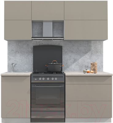 Готовая кухня Интерлиния Мила Матте 1.9 Б - фото