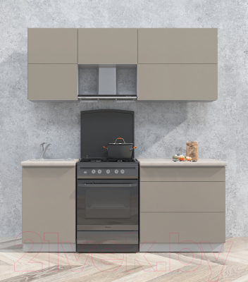 Готовая кухня Интерлиния Мила Матте 1.9 Б