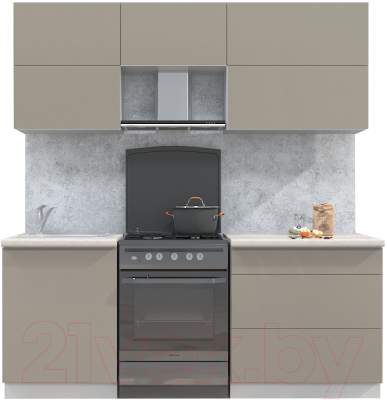 Готовая кухня Интерлиния Мила Матте 2.0 Б - фото