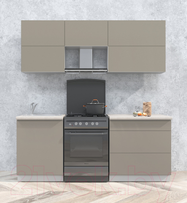 Готовая кухня Интерлиния Мила Матте 2.0 Б