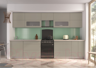 Готовая кухня Интерлиния Мила Матте 3.4 Б