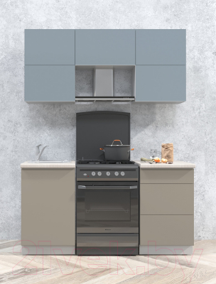 Готовая кухня Интерлиния Мила Матте 1.6 Б