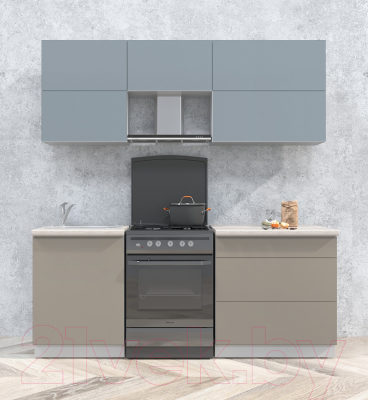 Готовая кухня Интерлиния Мила Матте 2.0 Б