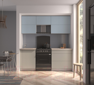 Готовая кухня Интерлиния Мила Матте 2.0 Б