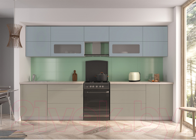 Готовая кухня Интерлиния Мила Матте 3.4 Б