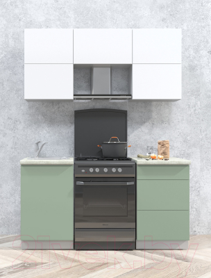 Готовая кухня Интерлиния Мила Матте 1.6 Б