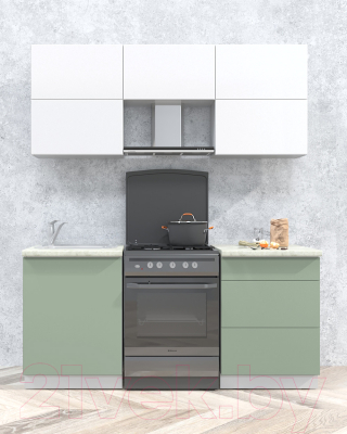 Готовая кухня Интерлиния Мила Матте 1.8 Б