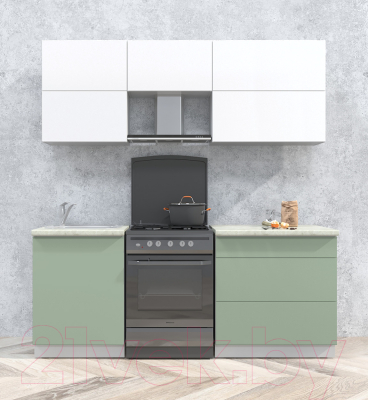 Готовая кухня Интерлиния Мила Матте 2.0 Б