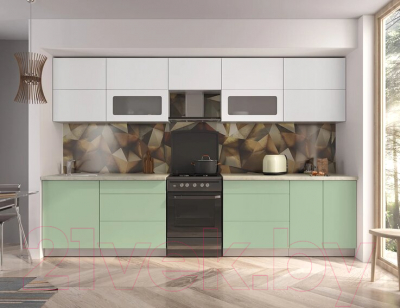 Готовая кухня Интерлиния Мила Матте 3.3 Б