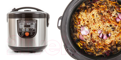 Мультиварка Supra MCS-5114 (серебристый/черный)