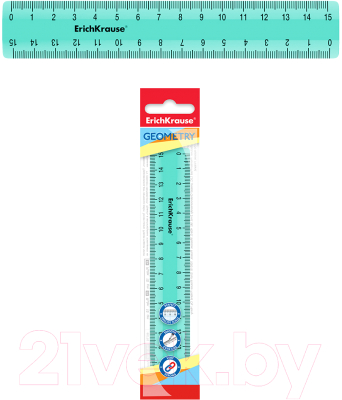 Линейка Erich Krause Pastel Mint / 53679