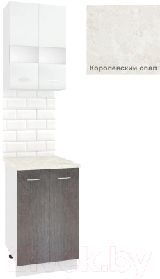 Комплект кухонных модулей Кортекс-мебель Корнелия Экстра 50р2д - фото