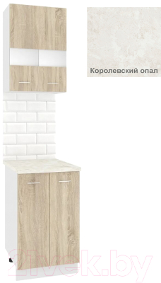 Комплект кухонных модулей Кортекс-мебель Корнелия Экстра 50р2д - фото