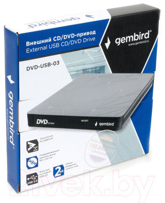 Привод DVD Multi Gembird DVD-USB-03