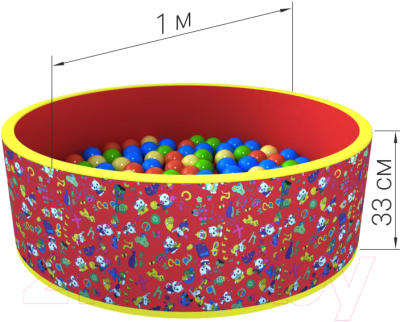 Сухой бассейн Romana Веселая поляна ДМФ-МК-02.51.02