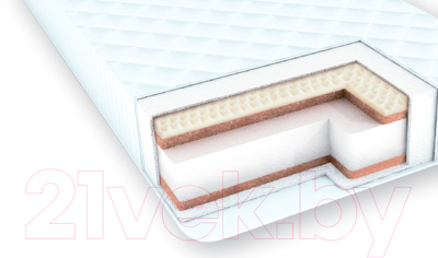 Матрас в кроватку Amarobaby Ortho Massage / AMARO-331260-OM - фото