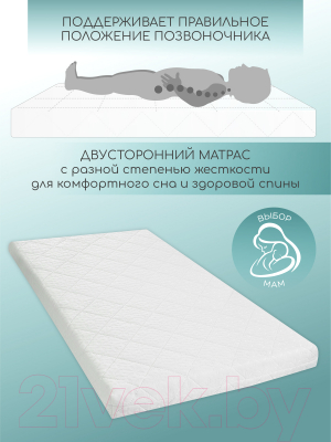 Матрас в кроватку Amarobaby Comfort Classic 59x119х7