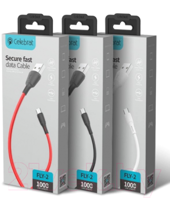 Кабель Celebrat FLY-2 MicroUSB