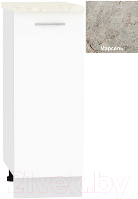 Шкаф-стол кухонный Кортекс-мебель Корнелия Лира НШ30р - фото