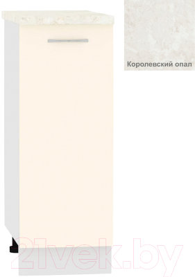 Шкаф-стол кухонный Кортекс-мебель Корнелия Лира НШ30р - фото