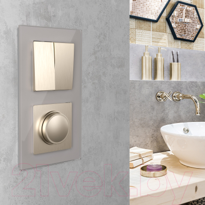 Рамка для выключателей и розеток Werkel W0021117 / a050895