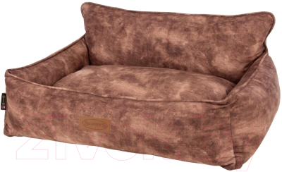 Лежанка для животных Scruffs Kensington / 661693 (экозамша, шоколадный) - фото