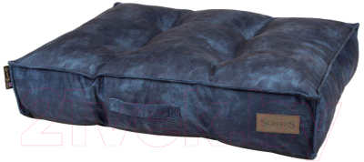 Матрас для животных Scruffs Kensington / 661778 (экозамша, синий) - фото