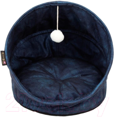 Лежанка для животных Scruffs Kensington Cat Cave / 661808 (синий) - фото