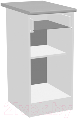 Тумба Сокол-Мебель ТК-04.1 (белый/венге)