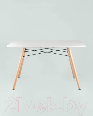 Обеденный стол Stool Group Лондон / London White (белый/дерево)