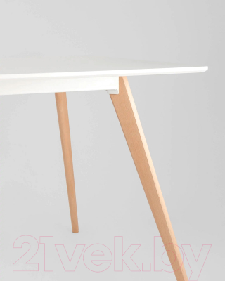 Обеденный стол Stool Group Frank 120x80 / Z-239 (белый/дерево)