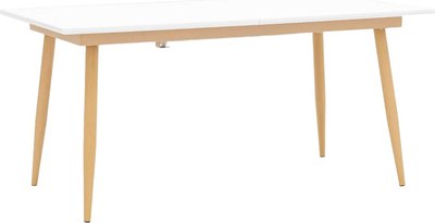 Обеденный стол Stool Group Стокгольм раскладной 160-220x90 / DT-1706-160 (белый) - фото