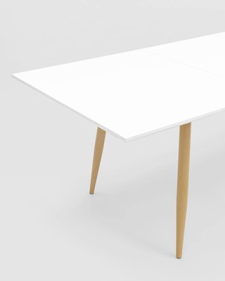 Обеденный стол Stool Group Стокгольм раскладной 160-220x90 / DT-1706-160 (белый)