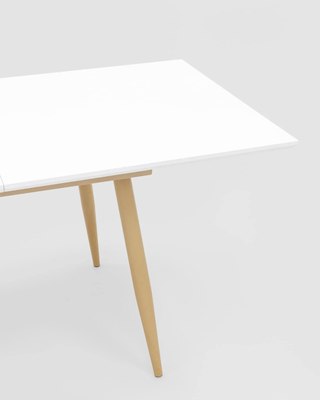 Обеденный стол Stool Group Стокгольм раскладной 160-220x90 / DT-1706-160 (белый)