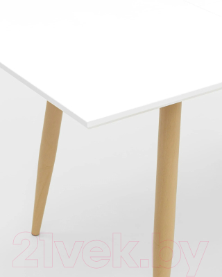 Обеденный стол Stool Group Стокгольм раскладной 120-160x80 / DT-1706-120 (белый)