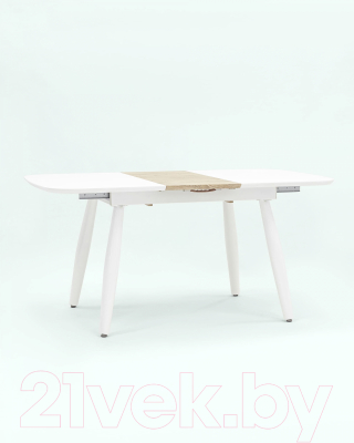 Обеденный стол Stool Group Чикаго 120-160x90 / DT-964S-W-120 (белый)