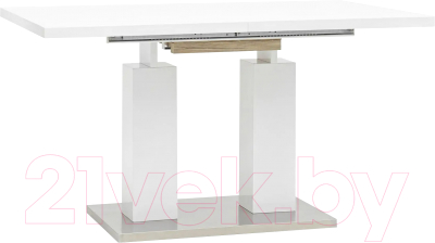 Обеденный стол Stool Group Сиэтл раскладной 140-180x90 / DT-963-HGW-140 (глянцевый белый) - фото