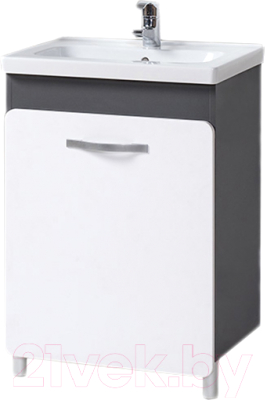 Тумба под умывальник Акваль Сеул 60 / СЕУЛ.60.10.27.N - фото