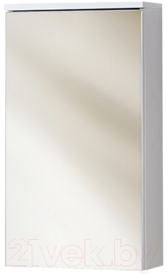 Шкаф с зеркалом для ванной Акваль Сиена 40 / СИЕНА.04.40.40.N - фото