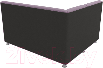 Уголок кухонный мягкий Лига Диванов Мирта 262 левый / 107599 (микровельвет, сиреневый)