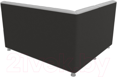 Уголок кухонный мягкий Лига Диванов Мирта 262 левый / 107606 (экокожа, белый)