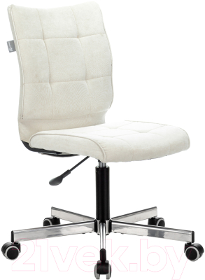 Кресло офисное Бюрократ CH-330M (молочный Velvet 20) - фото