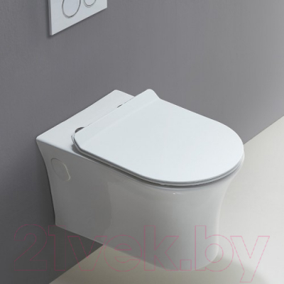 Унитаз подвесной BelBagno BB1224CHR-SM