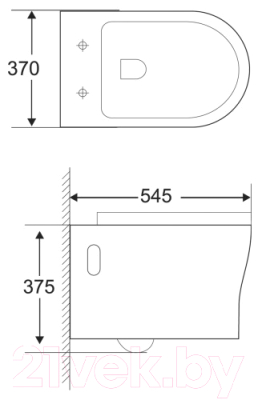 Унитаз подвесной BelBagno BB1224CHR-SM